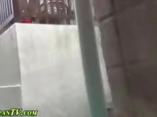 Asian Secretly Pissing